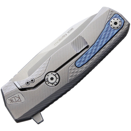 LionSTEEL ROK Titanium Framelock Gray