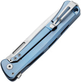 LionSTEEL Skinny Framelock Blue Ti