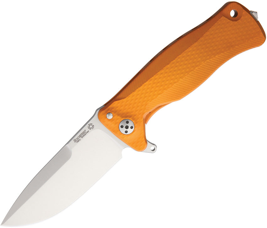 LionSTEEL SR11 Satin Orange Framelock