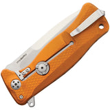 LionSTEEL SR11 Satin Orange Framelock