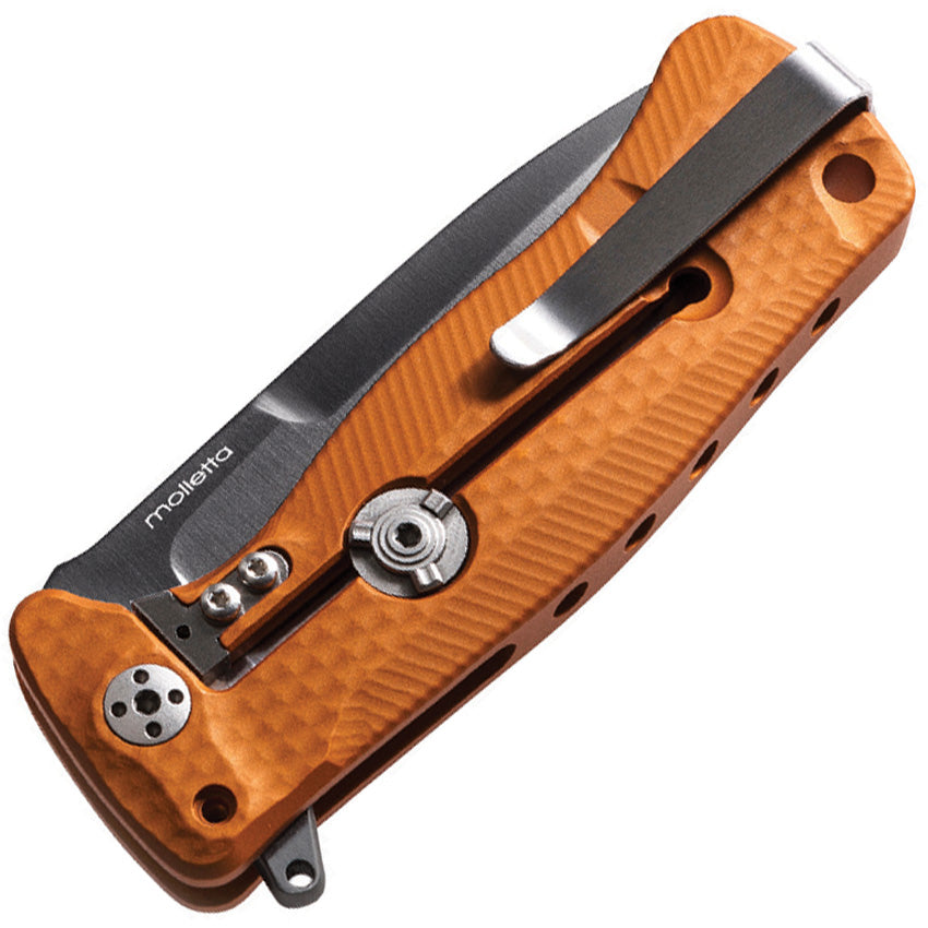 LionSTEEL SR22 Framelock Orange Black