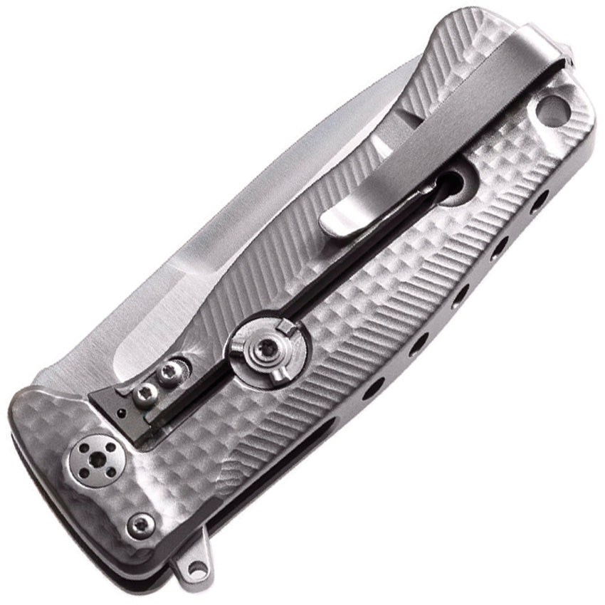 LionSTEEL SR22 Framelock Titanium Gray