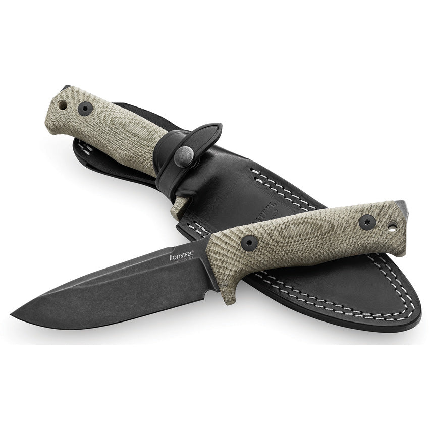LionSTEEL T5 Fixed Blade Black