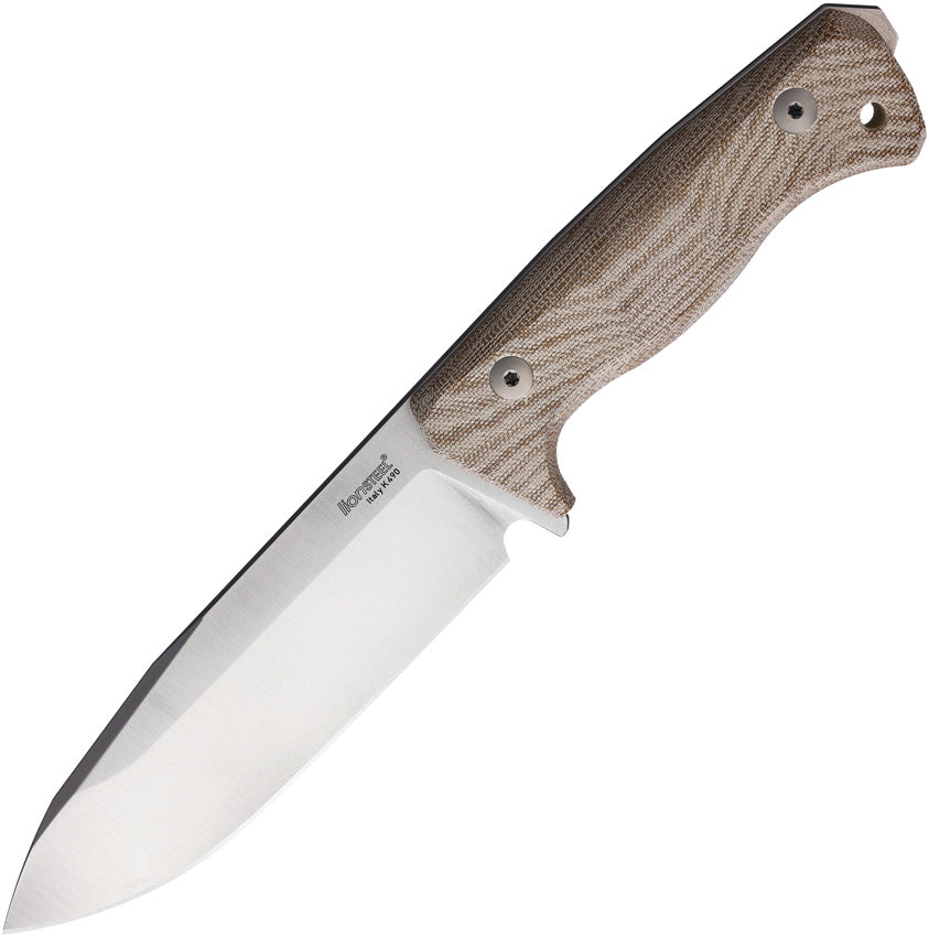 LionSTEEL T6 Fixed Blade Natural Micarta