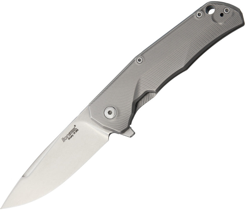 LionSTEEL TRE Titanium Framelock Blue