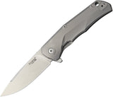 LionSTEEL TRE Titanium Framelock Gray