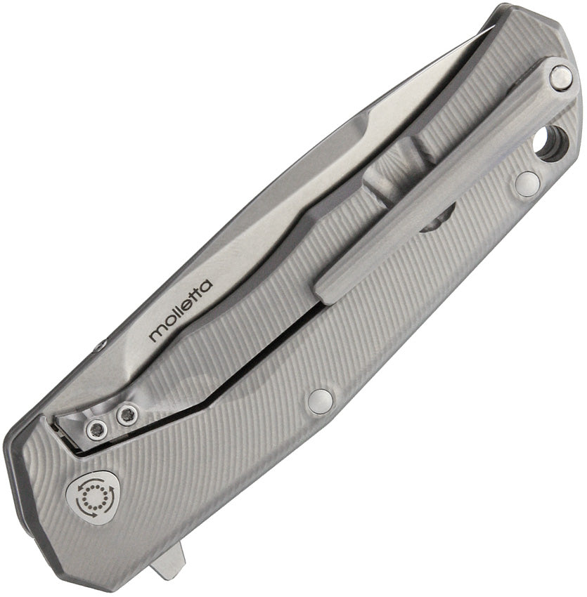 LionSTEEL TRE Titanium Framelock Gray