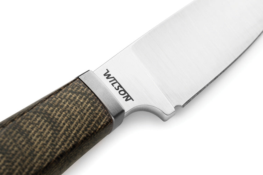 LionSTEEL Willy Fixed Blade Green Canvas