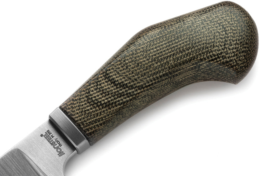 LionSTEEL Willy Fixed Blade Green Canvas