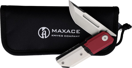 Maxace Capsule Linerlock Red/White