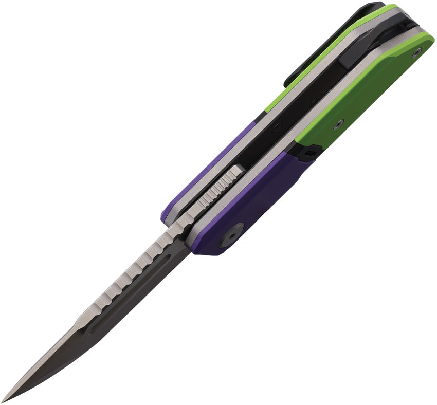 Maxace Capsule Linerlock Grn/Purple