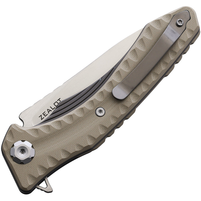 Maxace Zealot Linerlock Tan