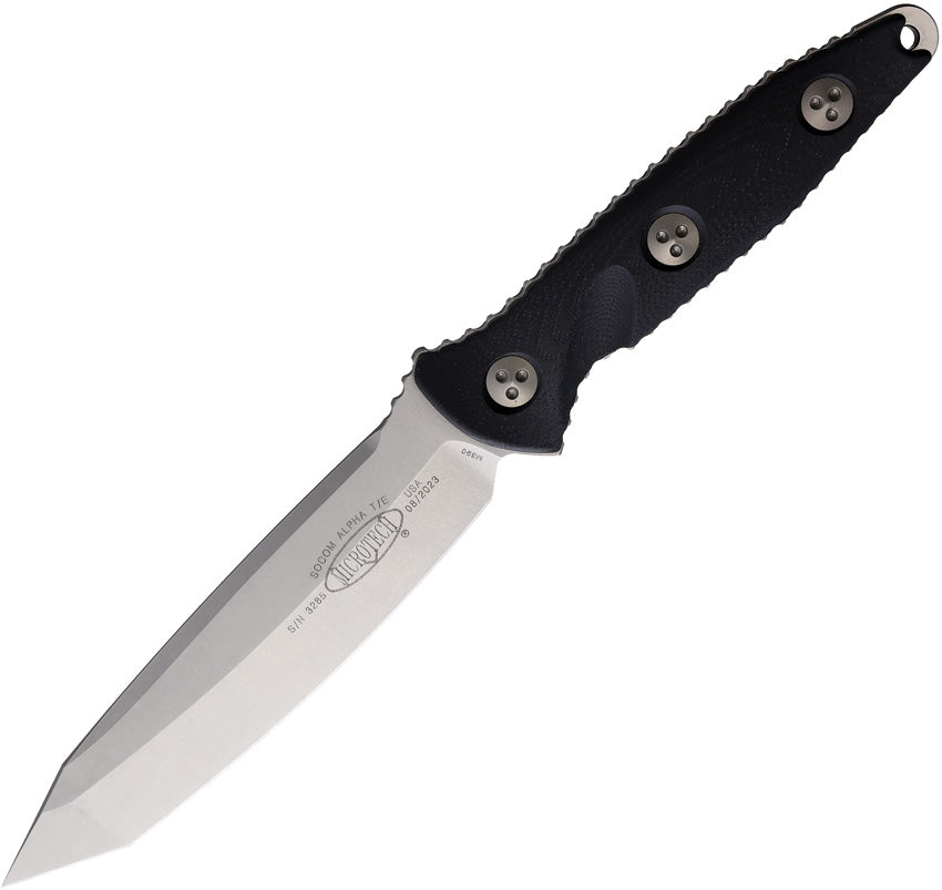 Microtech Socom Alpha T/E SW Black