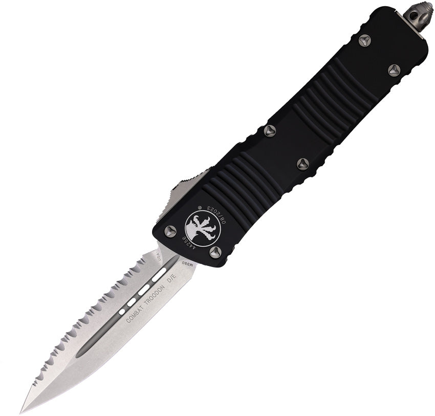 Microtech Auto Combat Troodon D/E OTF Bk