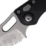 Microtech Auto Stitch S/E Button Lock PS