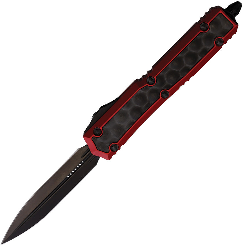 Microtech Auto Makora D/E OTF DLC Red