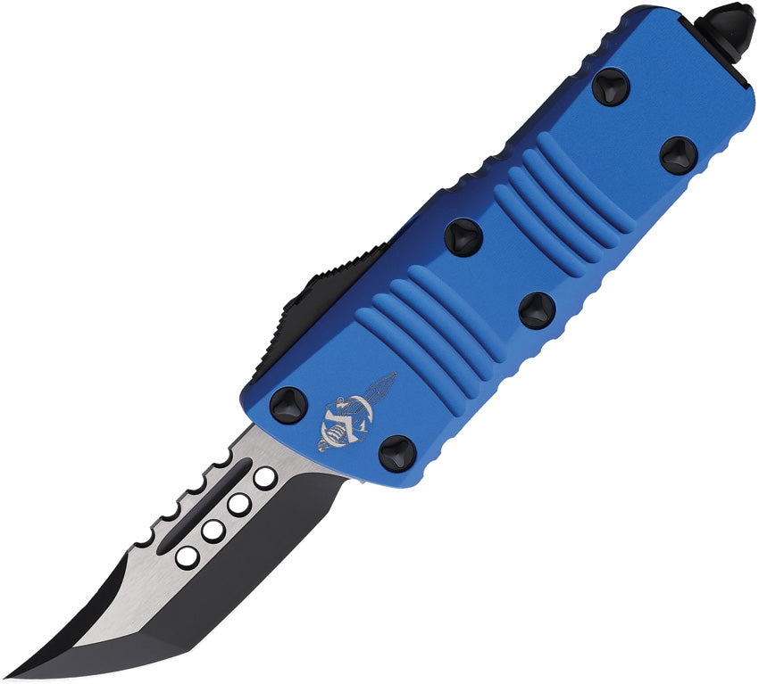 Microtech Auto Mini Troodon OTF HH Blue