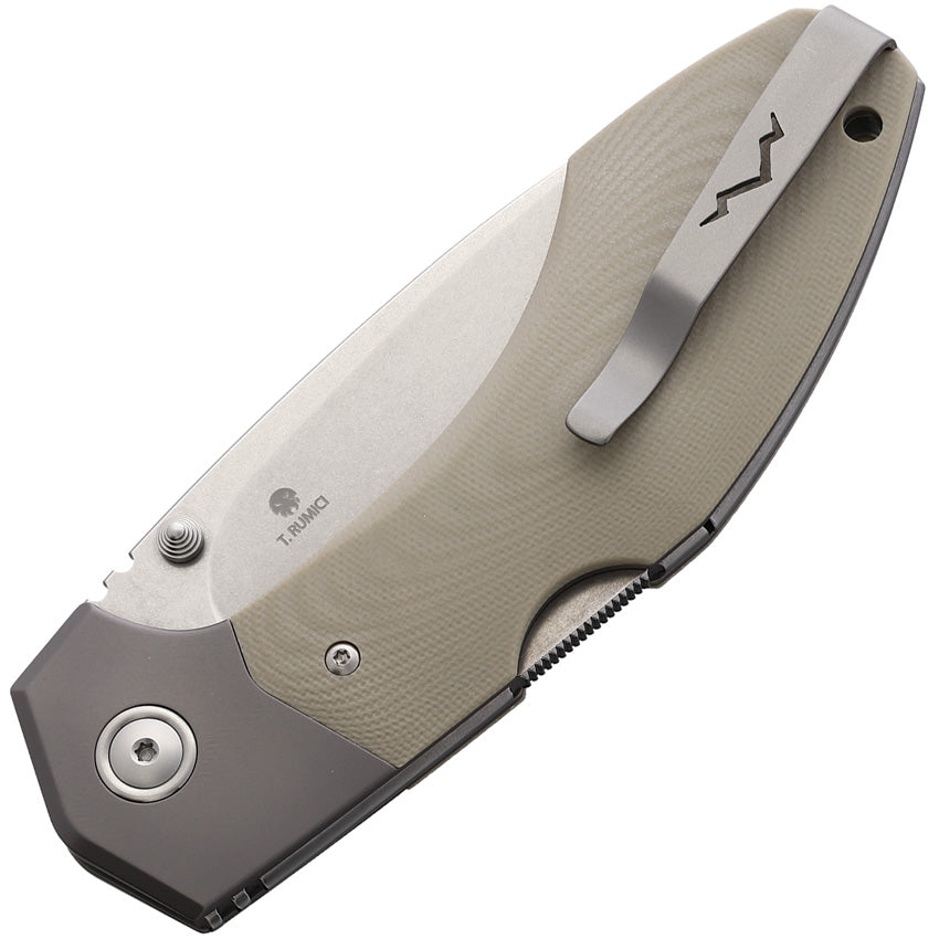 MKM-Maniago Knife Makers Hero Lockback Tan G10