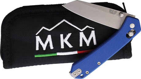 MKM-Maniago Knife Makers Yipper Crossbar Lock Blue G10