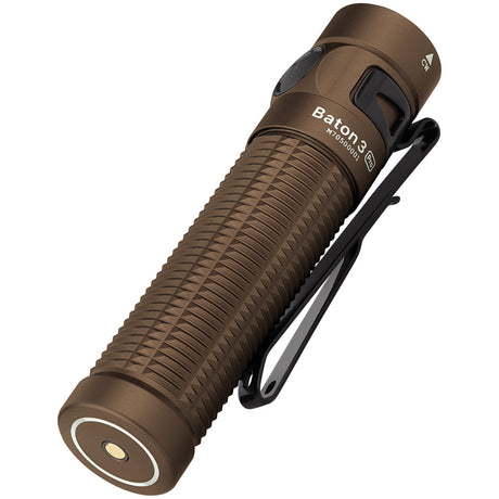 Olight Baton 3 Pro Flashlight Desert