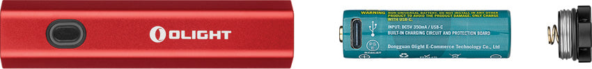 Olight Diffuse Compact Flashlight Red