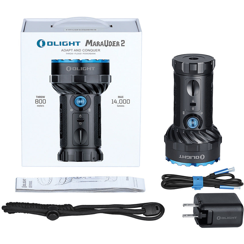 Olight Marauder 2 Flashlight Black