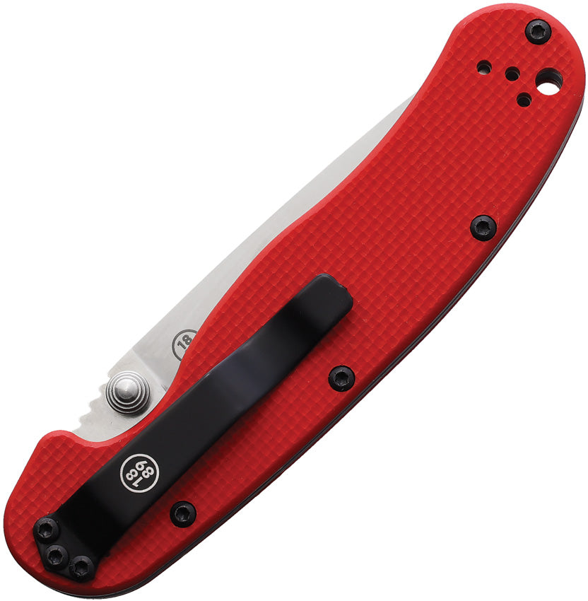 Ontario RAT II Linerlock Red G10 S35VN