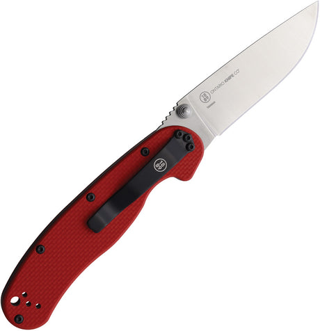 Ontario RAT II Linerlock Red G10 S35VN