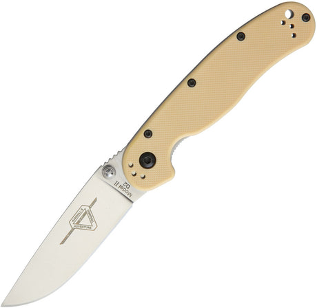 Ontario RAT II Linerlock Desert Tan D2