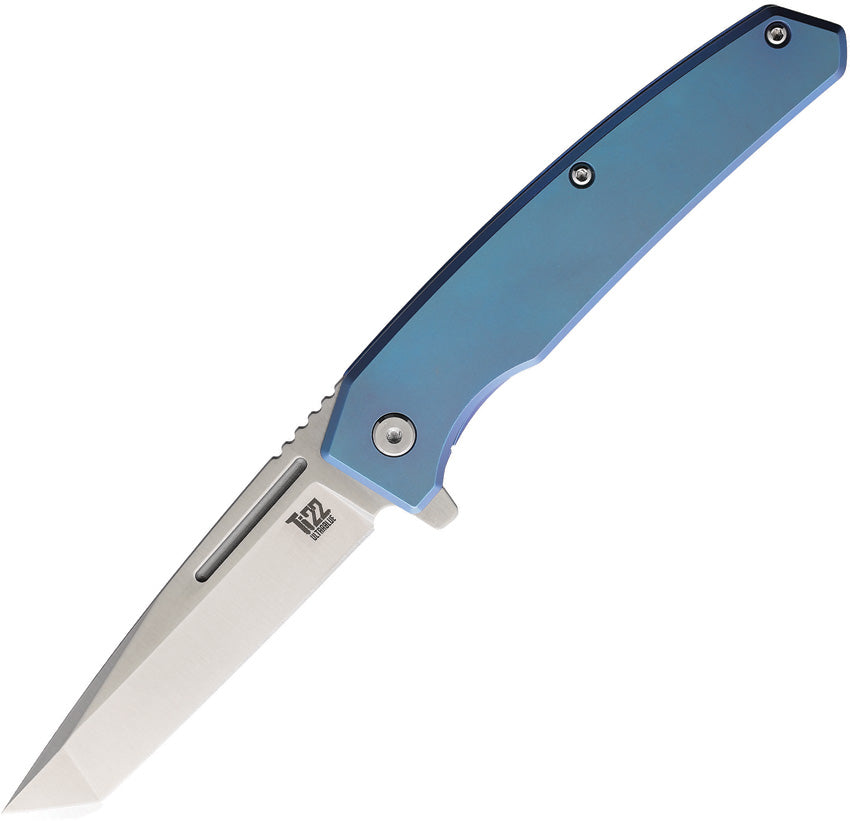 Ontario Ti22 Ultrablue Framelock