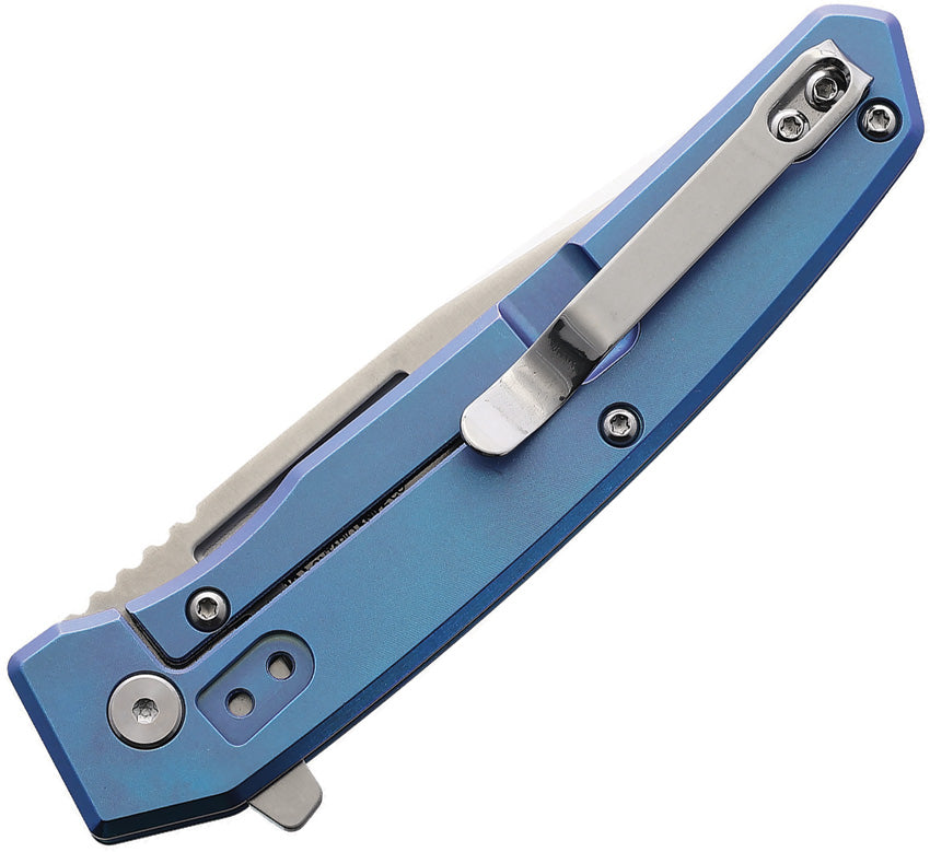 Ontario Ti22 Ultrablue Framelock