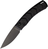 Piranha Knives Auto X Button Lock Black