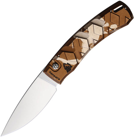 Piranha Knives Auto X Button Lock Camo