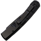 Piranha Knives Auto Virus Button Lock Black