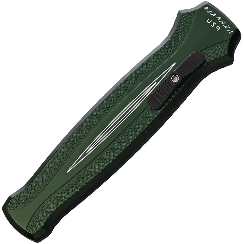 Piranha Knives Auto Rated-R OTF Green