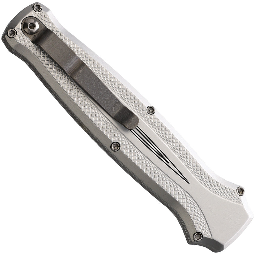 Piranha Knives Auto Rated-R OTF Silver