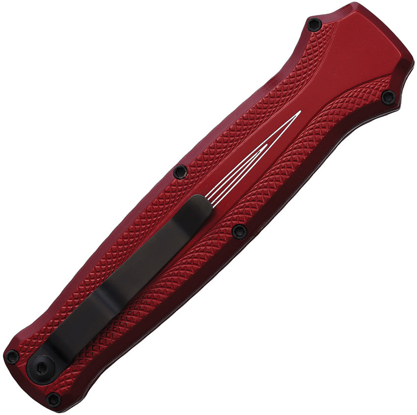 Piranha Knives Auto Rated-X OTF Red