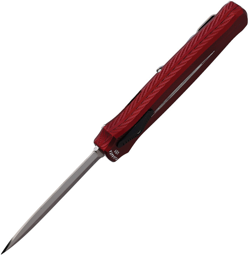 Piranha Knives Auto Rated-X OTF Red