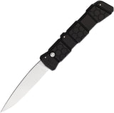Piranha Knives Auto 21 Button Lock Black
