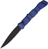 Piranha Knives Auto 21 Button Lock Blue