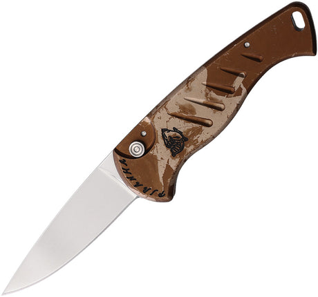 Piranha Knives Auto Fingerling Button Lock