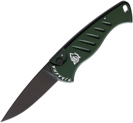 Piranha Knives Auto Fingerling Button Lock