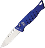 Piranha Knives Auto Amazon Button Lock Blu