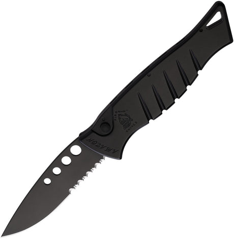Piranha Knives Auto Amazon Button Lock Blk