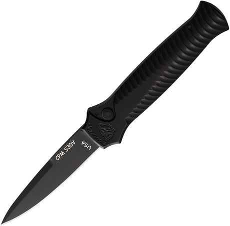 Piranha Knives Auto Miniguard Button Lock