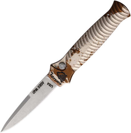 Piranha Knives Auto Miniguard Button Lock