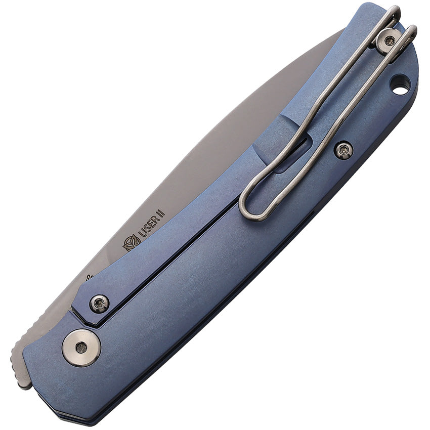 PMP Knives User II Framelock Blue