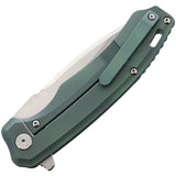 QSP Knife Woodpecker Framelock Green