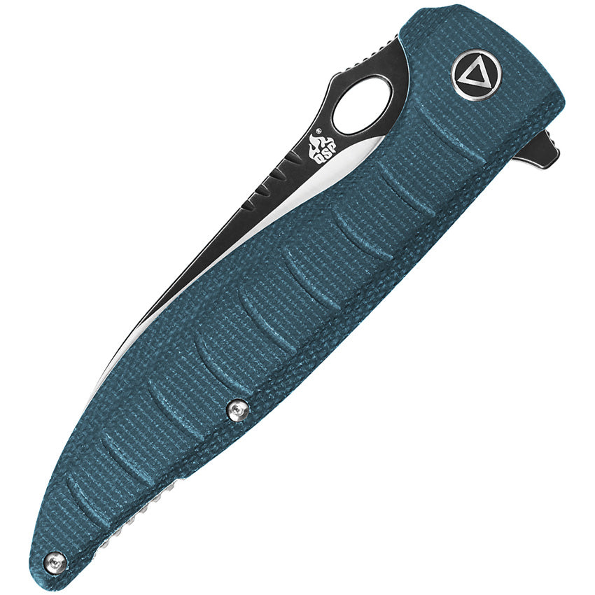 QSP Knife Locust Linerlock Blue