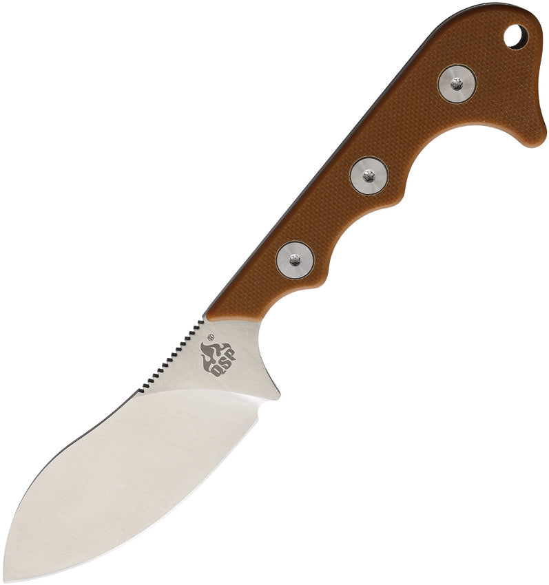 QSP Knife Neckmuk Neck Knife Brown